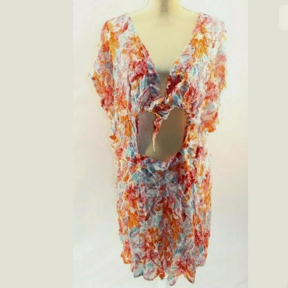 Go Coco Orange&Blue Floral Kno-Accent